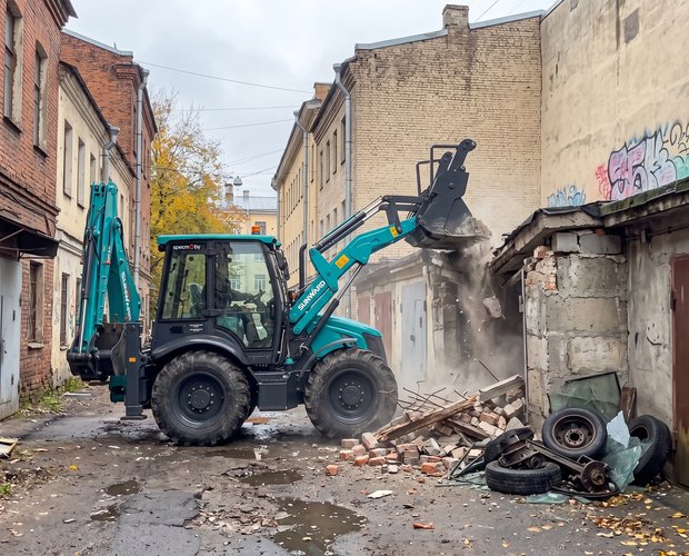 снос гаража